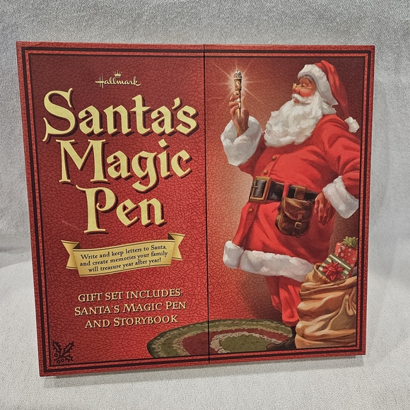 Hallmark Other - Hallmark Santa's Magic Pen Gift Set - Red and White